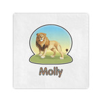 African Lions & Elephants Cocktail Napkins (Personalized)