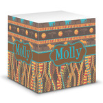 African Lions & Elephants Sticky Note Cube (Personalized)