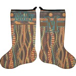 African Lions & Elephants Holiday Stocking - Double-Sided - Neoprene (Personalized)
