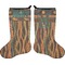 African Lions & Elephants Holiday Stocking - Double-Sided - Neoprene (Personalized)