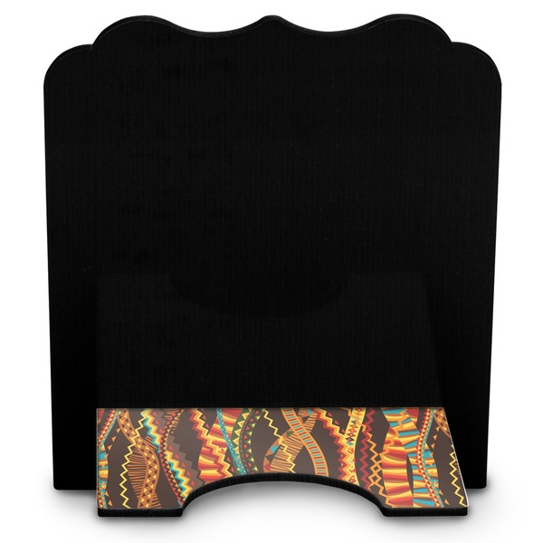 African Lions & Elephants Stylized Tablet Stand - Back