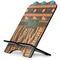 African Lions & Elephants Stylized Tablet Stand - Side View