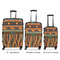 African Lions & Elephants Suitcase Set 1 - APPROVAL