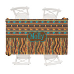 African Lions & Elephants Tablecloth - 58"x102" (Personalized)