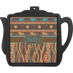 African Lions & Elephants Teapot Trivet (Personalized)