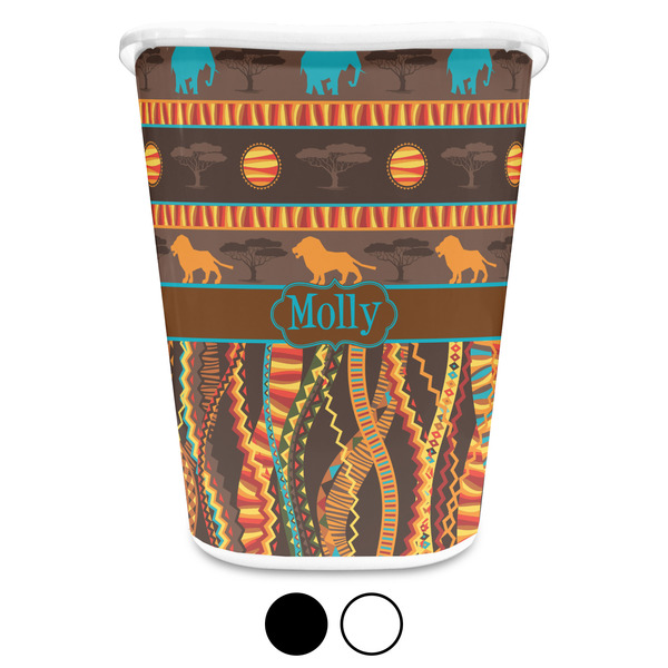 African Lions & Elephants Trash Can Aggregate