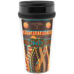 African Lions & Elephants Acrylic Travel Mug without Handle (Personalized)
