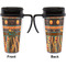 African Lions & Elephants Travel Mug with Black Handle - Approval