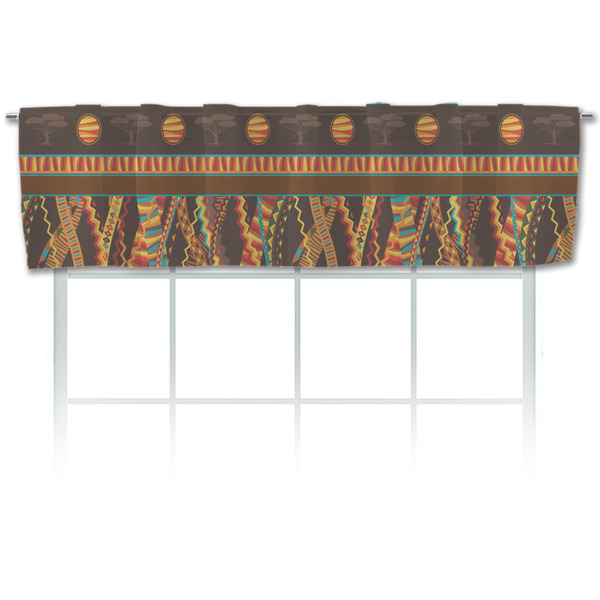 Custom African Lions & Elephants Valance