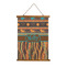 African Lions & Elephants Wall Hanging Tapestry - Tall (Personalized)