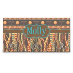 African Lions & Elephants Wall Mounted Coat Rack (Personalized)