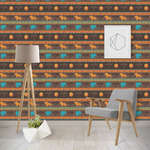 African Lions & Elephants Wallpaper & Surface Covering