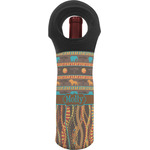 African Lions & Elephants Wine Tote Bag (Personalized)