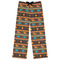 African Lions & Elephants Womens Pajama Pants - L