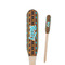 African Lions & Elephants Wooden Food Pick - Paddle - Closeup