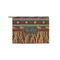 African Lions & Elephants Zipper Pouch Small (Front)