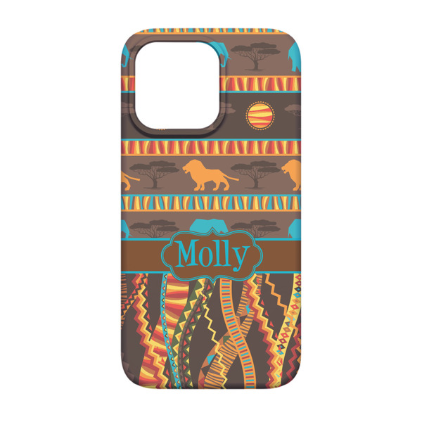 African Lions & Elephants iPhone 13 Pro Case - Back