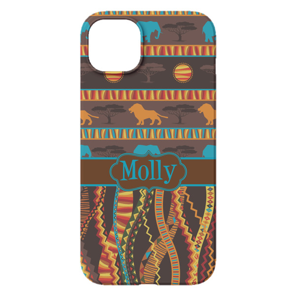 African Lions & Elephants iPhone 14 Plus Case - Back