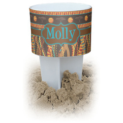 African Lions & Elephants Beach Spiker Drink Holder (Personalized)