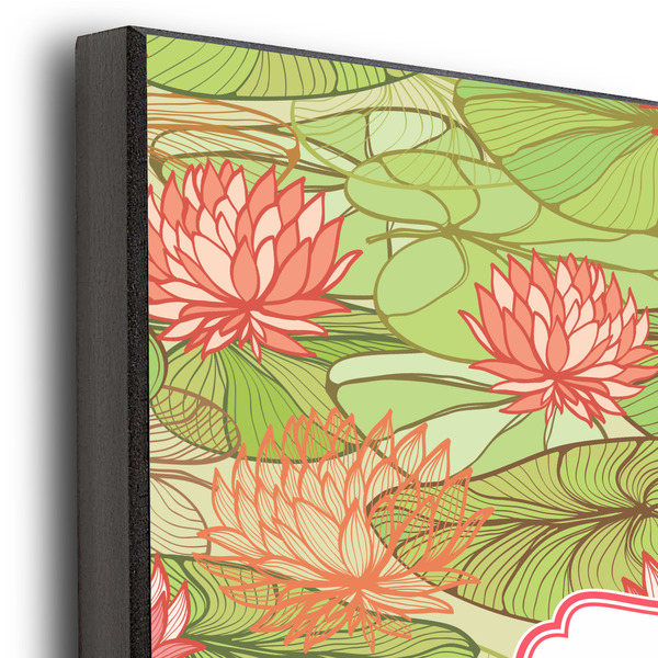 Lily Pads 11x14 Wood Print - Closeup