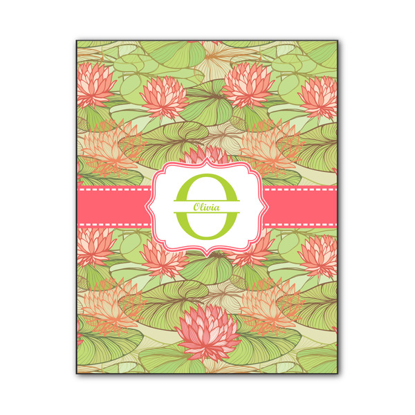 Custom Lily Pads Wood Print - 11x14 (Personalized)