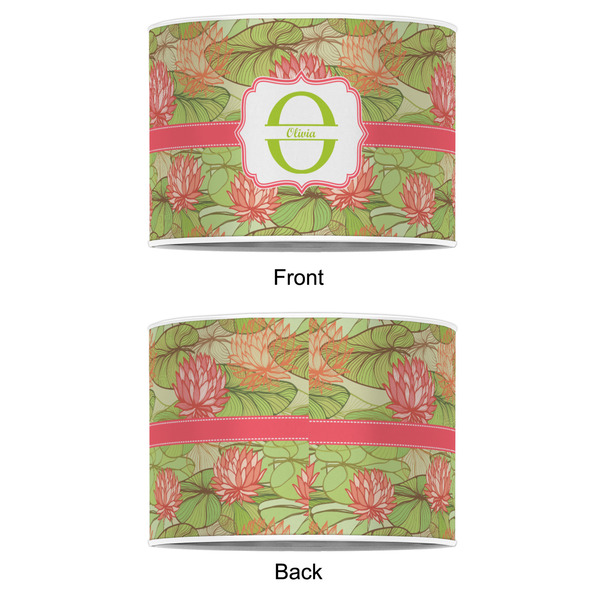 Lily Pads 12" Drum Lampshade - APPROVAL (Poly Film)