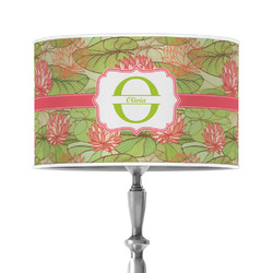 Lily Pads 12" Drum Lamp Shade - Poly-film (Personalized)