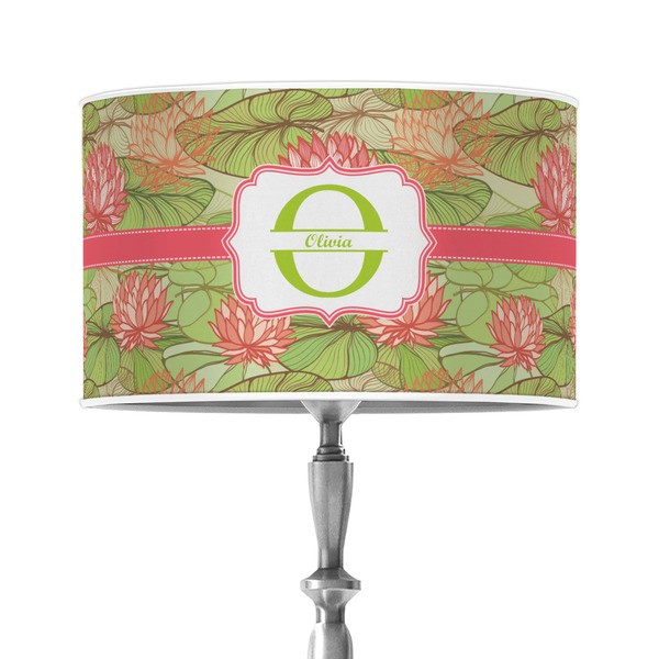 Custom Lily Pads 12" Drum Lamp Shade - Poly-film (Personalized)