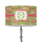 Lily Pads 12" Drum Lampshade - ON STAND (Poly Film)