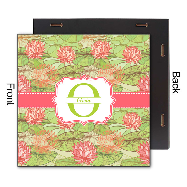 Lily Pads 12x12 Wood Print - Front & Back View