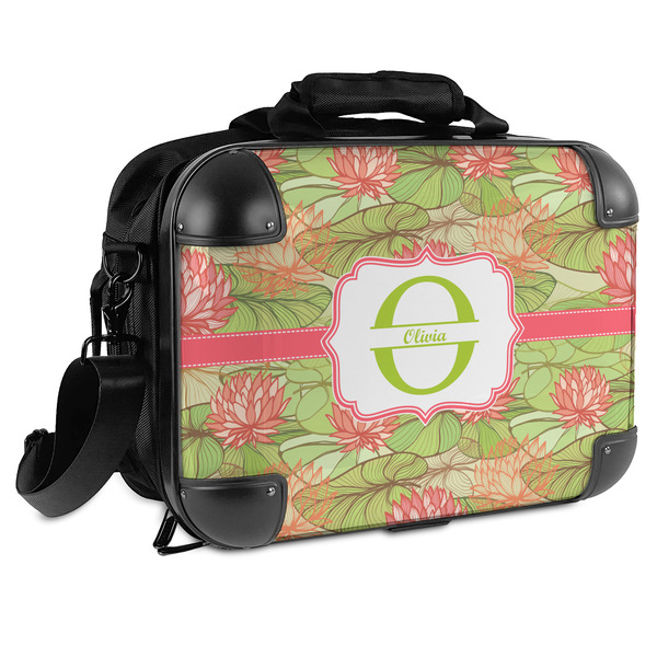Custom Lily Pads Hard Shell Briefcase (Personalized)