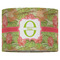 Lily Pads 16" Drum Lampshade - FRONT (Fabric)