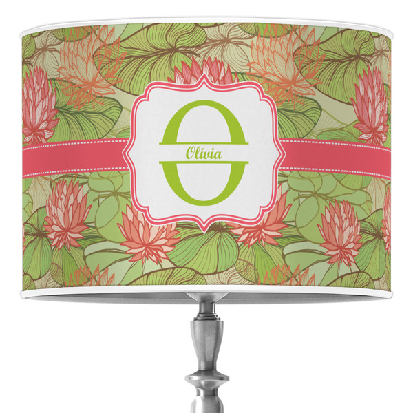 Custom Lily Pads Drum Lamp Shade (Personalized)