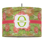 Lily Pads Drum Pendant Lamp (Personalized)