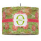 Lily Pads 16" Drum Lampshade - PENDANT (Fabric)