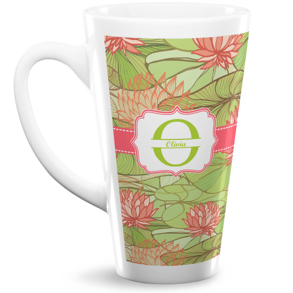 Custom Lily Pads Latte Mug (Personalized)
