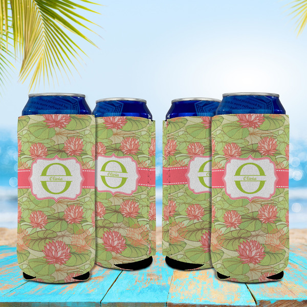 Lily Pads 16oz Can Sleeve - Set of 4 - LIFESTYLE