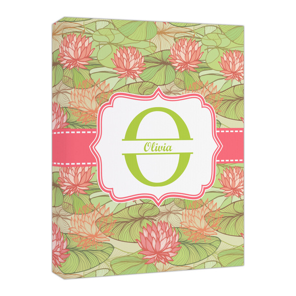 Custom Lily Pads Canvas Print - 16x20 (Personalized)