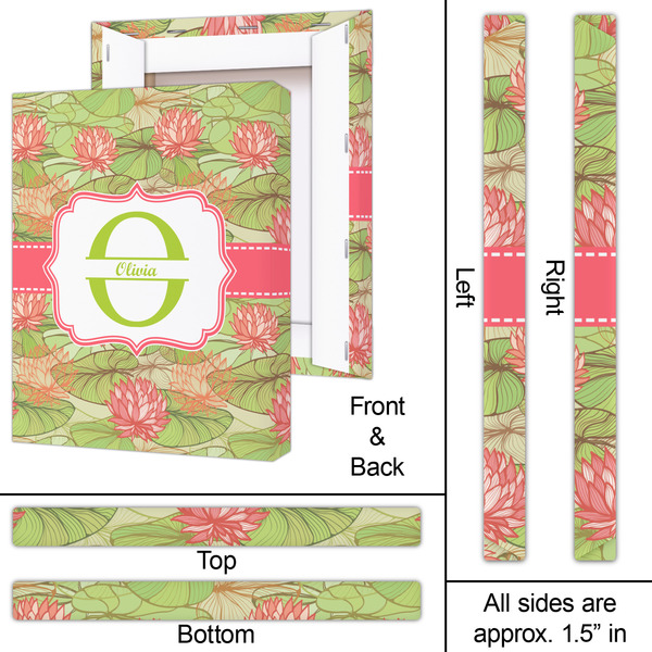 Lily Pads 16x20 - Canvas Print - Approval