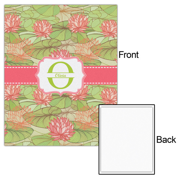 Lily Pads 16x20 - Matte Poster - Front & Back