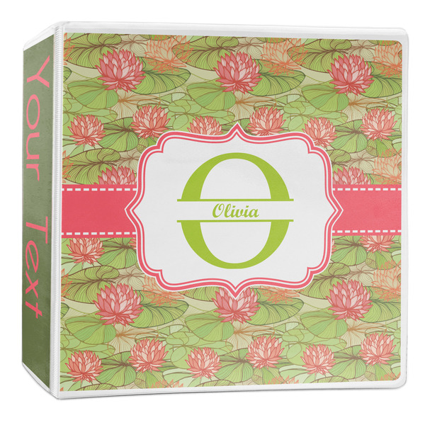 Custom Lily Pads 3-Ring Binder - 2 inch (Personalized)