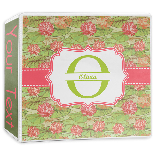 Custom Lily Pads 3-Ring Binder - 3 inch (Personalized)