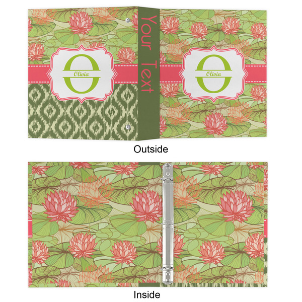Lily Pads 3 Ring Binders - Full Wrap - 1" - APPROVAL