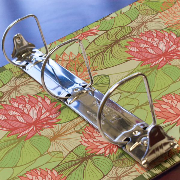 Lily Pads 3 Ring Binders - Full Wrap - 2" - DETAIL