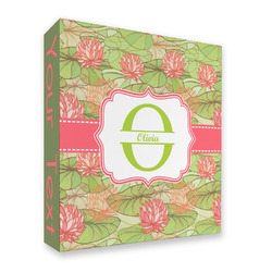 Lily Pads 3 Ring Binder - Full Wrap (Personalized)