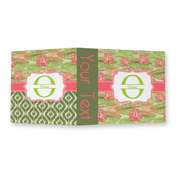 Lily Pads 3 Ring Binders - Full Wrap - 2" - OPEN OUTSIDE