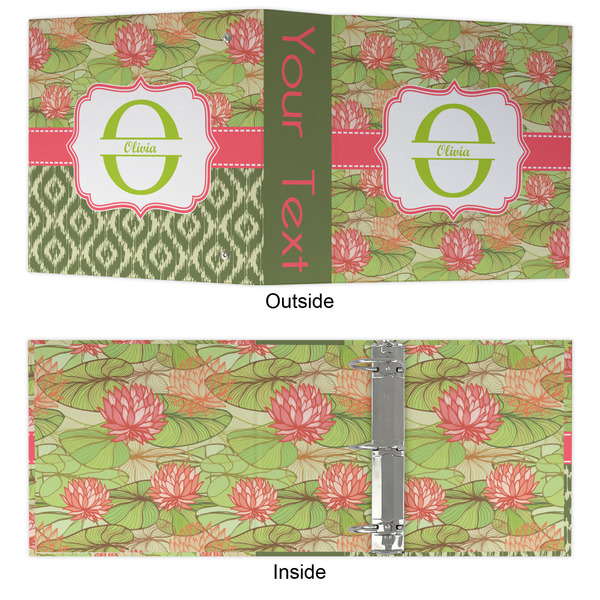 Lily Pads 3 Ring Binders - Full Wrap - 3" - APPROVAL
