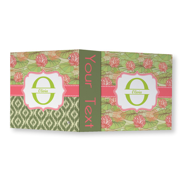 Lily Pads 3 Ring Binders - Full Wrap - 3" - OPEN OUTSIDE