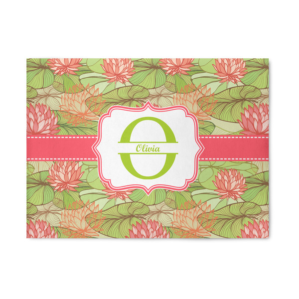 Custom Lily Pads 5' x 7' Patio Rug (Personalized)