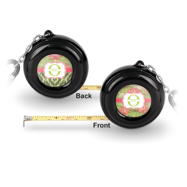 Lily Pads 6-Ft Pocket Tape Measure with Carabiner Hook - Front and Back